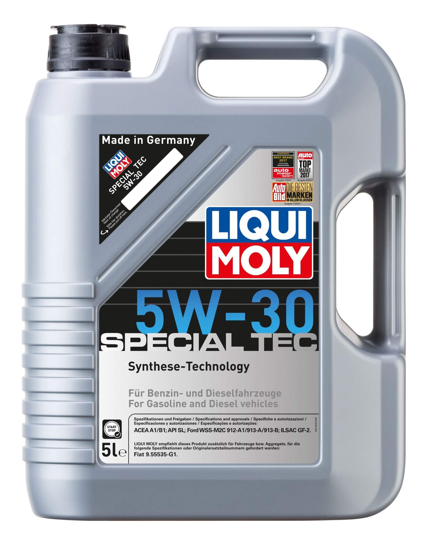 Moottoriöljy Special Tec 5W-30, 5 l, Liqui Moly