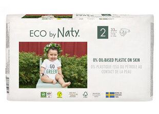Natyn Eco-vaipat, koko 2, 3-6 kg, 33 kpl.