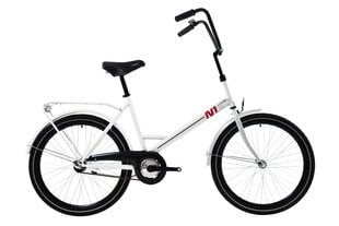 N1 Combi 24” polkupyörä, valkoinen