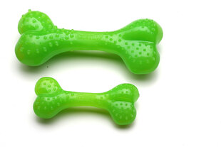 Comfy lemmikkieläinlelu Bone, vihreä, erikokoisia, 12,5 cm