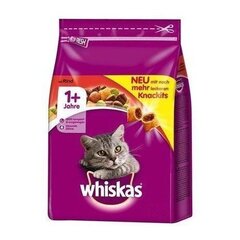 Kissojen kuivaruoka WHISKAS-naudanlihalla, 1,4kg.