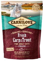 Carnilove Fresh Carp & Trout Sterilised kissan kuivaruoka, 0,4 kg
