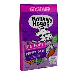 Barking Heads, koirien kuivaruoka pienten rotujen pennuille, Puppy Days, 12 kg
