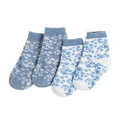 Cool Club liukumattomat sukat lapsille, 2 kpl, CHG2400492-00, valkoinen/sininen