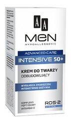Ravitseva kasvovoide miehille AA Men Intensive 50+ 50 ml