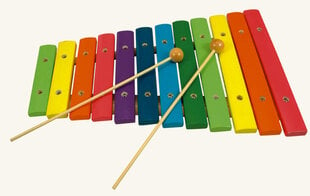 Bino Puinen ksylofoni, sateenkaaren värit
