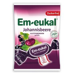 Em-eukal Serbentų skonio pastilės su vitaminu C ir saldikliais, 75 g