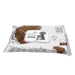 M-Pets kookoksen tuoksuiset kosteuspyyhkeet lemmikille, 40 kpl