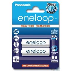 Eneloop-akut Panasonic BK-3MCCE / 2BE (2 kpl)