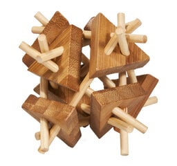 3D palapeli Fridolin bambu kolmiot kepeillä