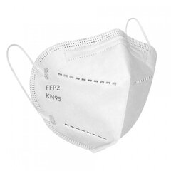 Suojaava FFP2 5-kerroksinen maski (CE2834) Certified - Hengityssuojain (2kpl) Comfort Shape White