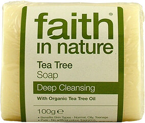 Saippua Faith in Nature Tea Tree, 100 g