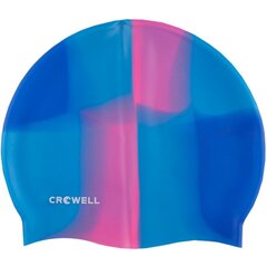 Uimalakki Crowell Multi Flame, silikoni, sininen vaaleanpunainen