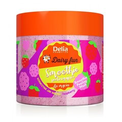 Vartalokuorinta Delia Dairy Fun smoothie peeling wash raspberry, 350 ml