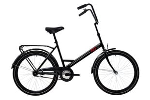 N1 Combi 24” polkupyörä, musta