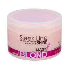 Elvyttävä hiusnaamio Stapiz Sleek Line Blush Blond 250 ml