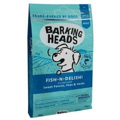 Kuivaruoka koirille Barking Heads Fish N Delish Grain Free, 12 kg