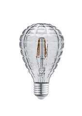 Lamppu kristallikoriste pyöreä LED filament 903 E27 4W 140lm 3000K savu