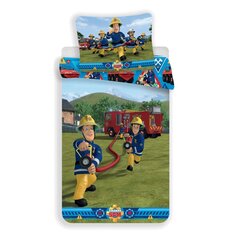 Fireman Sam -pussilakanasetti, 140 x 200 cm + 1 tyynyliina 70 x 90 cm