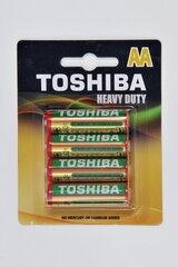 Toshiba Heavy Duty AA, Galvaaniset paristot 4 kpl