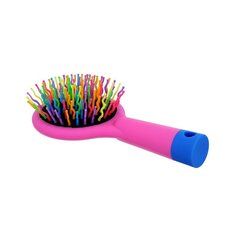Twish Handy Hair Brush With Mirror hiusharja , Rose Pink