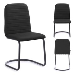 Homede Cardin tuoli, musta, 2 kpl