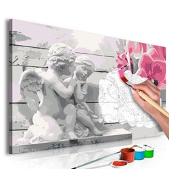 DIY kangas maalaus - Angels (Pink Orchid)