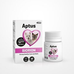 Aptus ravintolisä koirille ja kissoille Biorion, 60 tablettia
