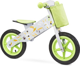 Toyz Zap -puinen tasapainopyörä, harmaa/vihreä