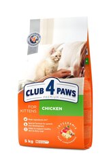 CLUB 4 PAWS Premium täysimittainen kuivaruoka kissoille kanaa, 5 kg
