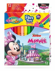 Pestävät huopakynät Colorino Disney Junior Minnie, 12 väriä