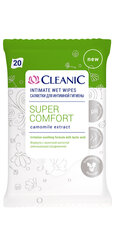 Cleanic Super Comfort Camomile Kosteuspyyhkeet 20 kpl