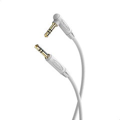 Borofone BL4 Premium Aux Jack 3.5mm male to 3.5mm angled male Stereo Audio 2m Cable Gray