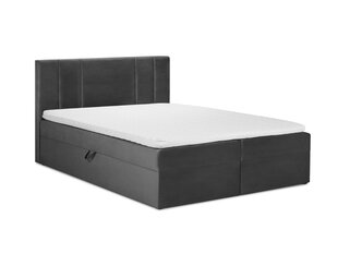 Sänky Mazzini Beds Afra 200x200 cm, tummanharmaa