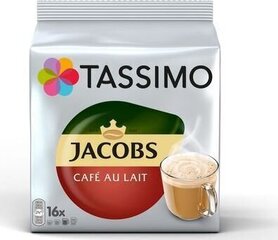 Jacobs CAFFÉ AU LAIT Tassimo kapselit, 16 kapselia