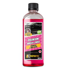 Krown Premium Wash and Wax Shampoo, 500 ml