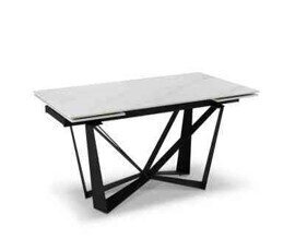 Jatkettava ruokapöytä BSL Concept Raphael, 160/240x90x75 cm, musta