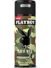 Spraydeodorantti Playboy Play It Wild miehille 150 ml