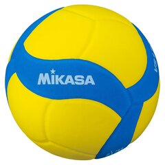 Lasten lentopallo Mikasa FIVB Katsastettu, keltainen/sininen, koko 5