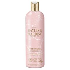 Baylis & Harding Elements suihkugeeli - Pink Blossom & Lotus Flower (Pink Marble) 500 ml