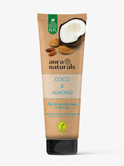 Vartalovoide Aura Naturals Coco & Almond, 250 ml