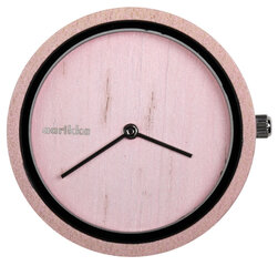 Aarikka Aikapuu -kellotaulu, pieni, roosa
