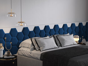 Cosmopolitan Design Lovon R6 pehmeät seinäpaneelit, 3 kpl, sininen