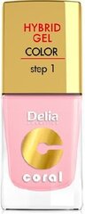Geelikynsilakka Delia Cosmetics Coral 11 ml, 04 Pastel Pink