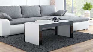 Cama Meble Tess 120 -sohvapöytä, valkoinen/musta