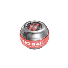 Gyroskooppikäsitreenaaja TS Gyro Ball LED, punainen.