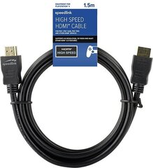 Speedlink PS4 HDMI-kaapeli (SL-450101-BK-150), 1,5 m, musta